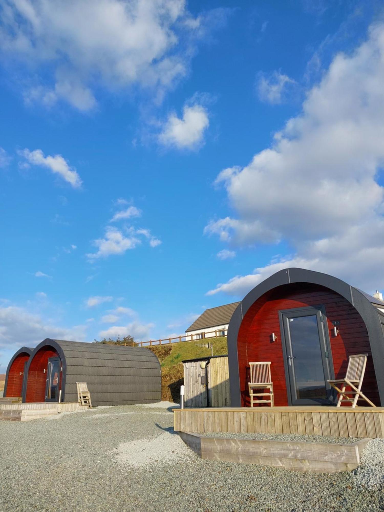Loch Caroy Pods Villa Ose Bagian luar foto