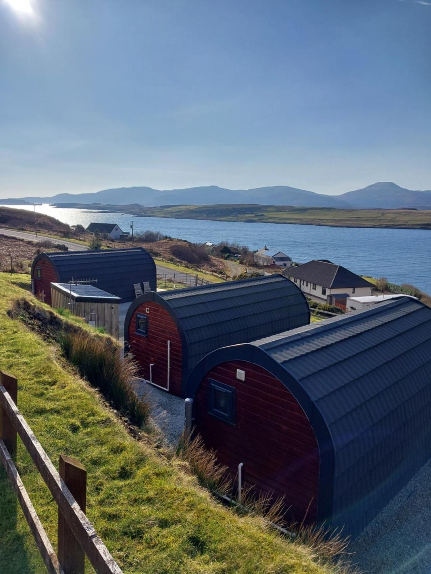 Loch Caroy Pods Villa Ose Bagian luar foto